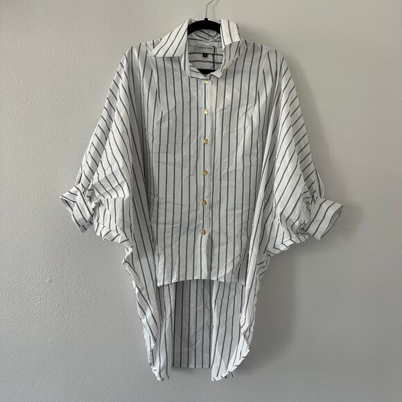 MONICA NERA NORMA SHIRT Size Small Striped